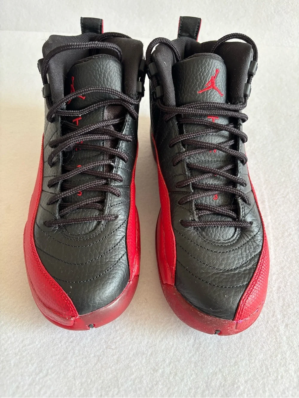 Jordan 1 Retro OG Big Kids' 6.5 Black Red High-Top Sneakers Basketball Like New!